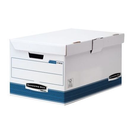Achetez Paquet de 10 containers à archives avec couvercle 1141501 BANKERS BO FELLOWES pas cher sur ..