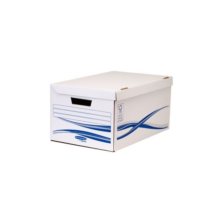 Paquet de 5 containers avec couvercle blancs 4460503 BANKERS BO FELLOWES