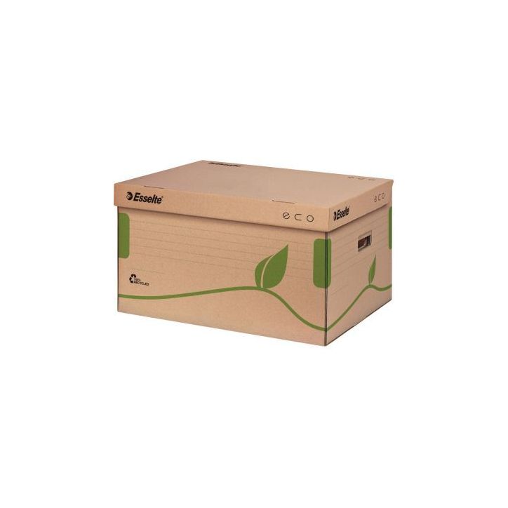 Paquet de 10 containers avec couvercle écrus 623918 LEITZ
