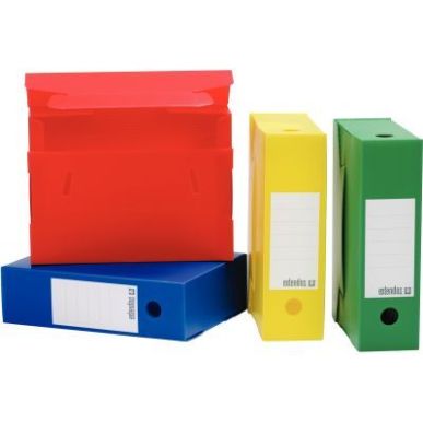 Achetez Paquet de 10 boîtes à archives en polypropylène alvéolé, Format : L 34xH25cm dos de 10c..