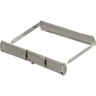 Boîte de 50 relieurs d'archives à lamelles en métal entr'axe 8 cm FFI060073