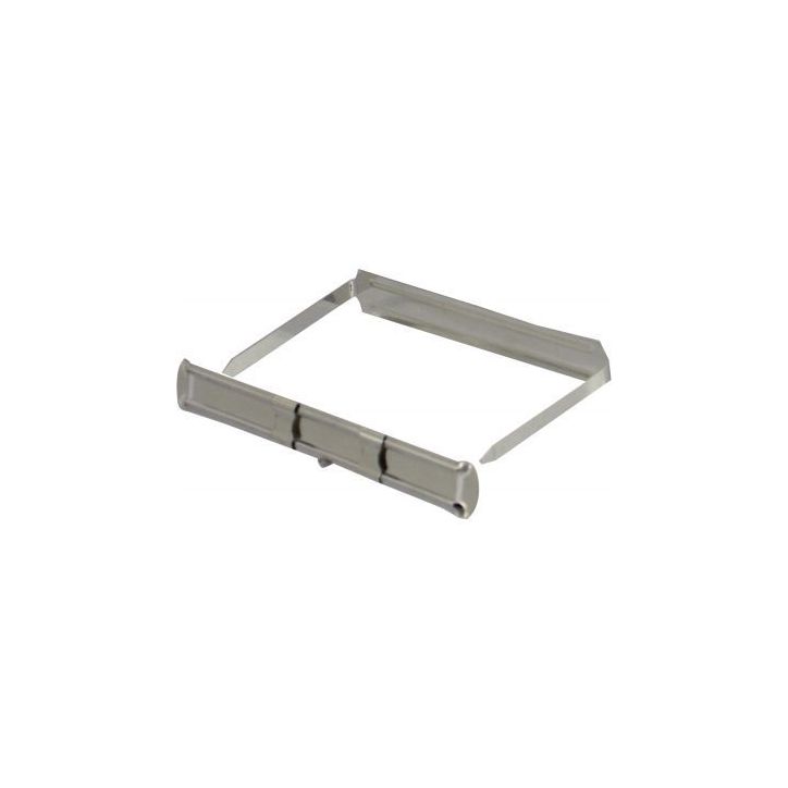 Boîte de 50 relieurs d'archives à lamelles en métal entr'axe 8 cm FFI060073