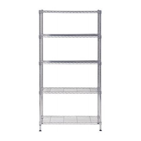 Achetez Etagère métal chromé 90x200cm MOBI5M ALBA pas cher sur Ma Rentrée Scolaire