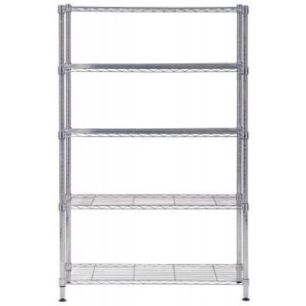 Achetez Etagère métal chromé 120x200cm MOBI5L ALBA pas cher sur Ma Rentrée Scolaire