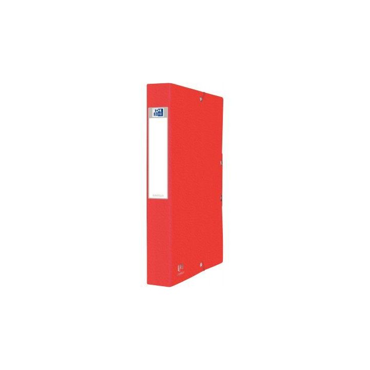 Boite de classement en carte grainée EUROFOLIO+ dos 4 cm, rouge 400126551 EUROFOLIO HAMELIN