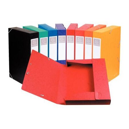 Achetez Carton de 10 boîtes de classement CARTOBOX en carte lustrée 7/10ème, dos de 40 mm, colori..