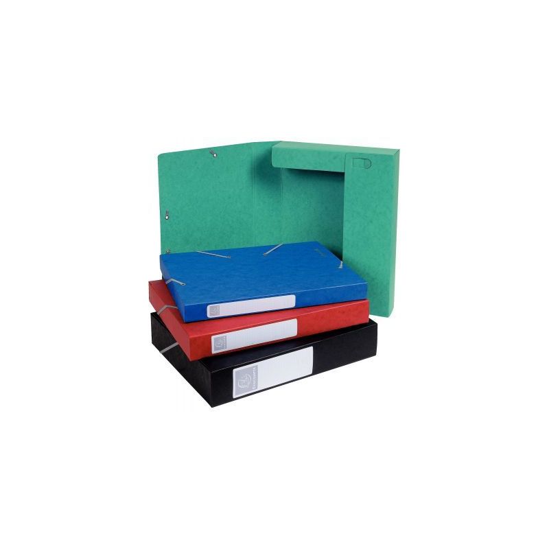 Achetez Boîte de classement en carte lustrée CARTOBOX dos 4 cm, coloris assortis 14000H CARTOBOX E..