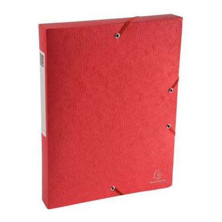 Achetez Boite de classement en carte lustrée SCOTTEN dos 4 cm, rouge 50815E SCOTTEN EXACOMPTA pas c..
