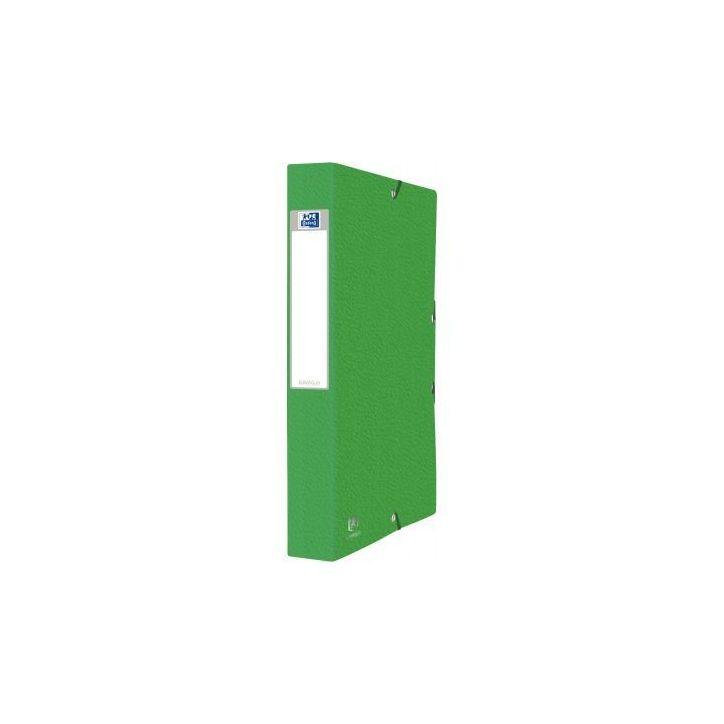 Boîte de classement EUROFOLIO+ en carte grainée, dos 40 mm, vert 400126552 EUROFOLIO HAMELIN