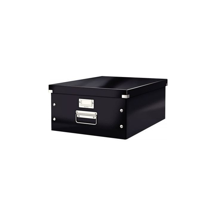 Boîte de rangement en carton CLICKSTORE A3+ noir 60450095