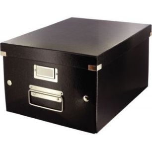 Achetez Boite de rangement en carton Click&Store WOW A4 noir 60440095 WOW LEITZ pas cher sur Ma Rent..