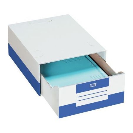 Achetez Paquet de 10 tiroirs de rangements en carton format A4 100725929 FAST HAMELIN pas cher sur M..