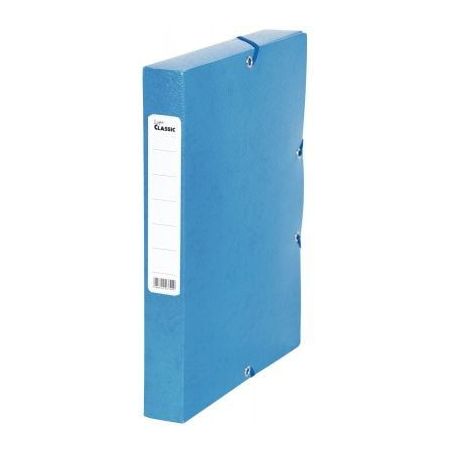 Achetez PERGAMY Boîte de classement à  élastique en carte lustrée 7/10, 600g. Dos 40mm. Coloris..