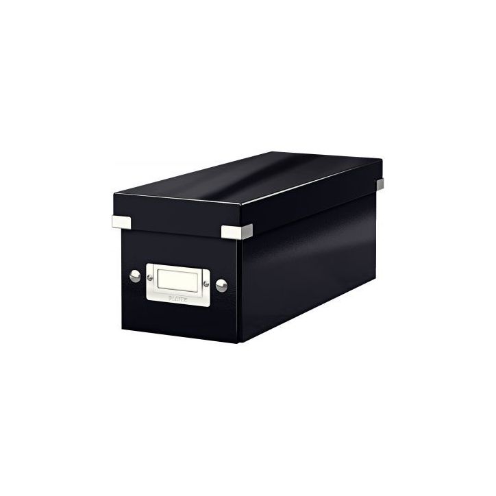 Boite de rangement CLICK&STORE format CD noire 60410095 WOW LEITZ
