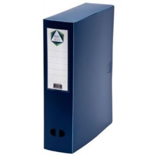 Achetez PERGAMY Boîte de classement dos de 8 cm, en polypropylène 7/10e. Coloris bleu pas cher sur..