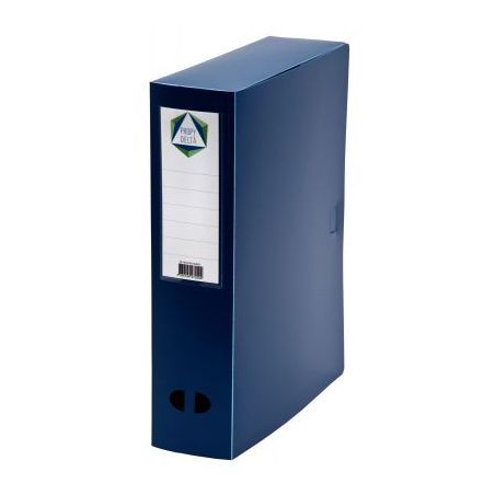 Achetez PERGAMY Boîte de classement dos de 8 cm, en polypropylène 7/10e. Coloris bleu pas cher sur..