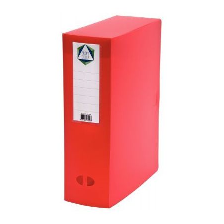 Achetez PERGAMY Boîte de classement dos de 10 cm, en polypropylène 7/10e. Coloris rouge pas cher s..