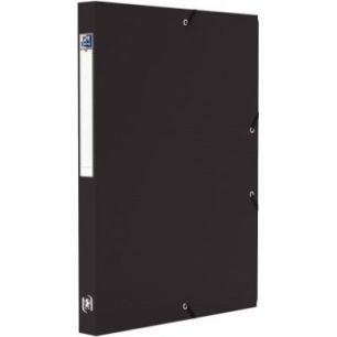 Achetez OXFORD Boîte de classement MEMPHIS 24x32cm, en polypropylène 7/10e. Dos 2,5cm. Coloris Noi..