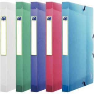 Achetez Boite de classement en polypropylène 2ND LIFE, dos 25 mm, coloris assortis 400059471 2DE LI..