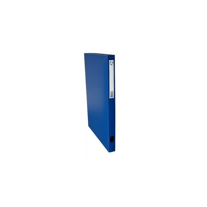 Boite de classement en polypropylène, dos 25 mm, coloris bleu 050233025025A