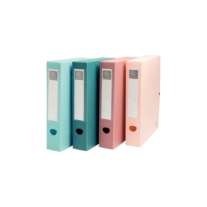 Boîte de classement SKANDI en polypropylène recyclé, dos 6 cm, coloris assortis 89270E SKANDI EXACOMPTA