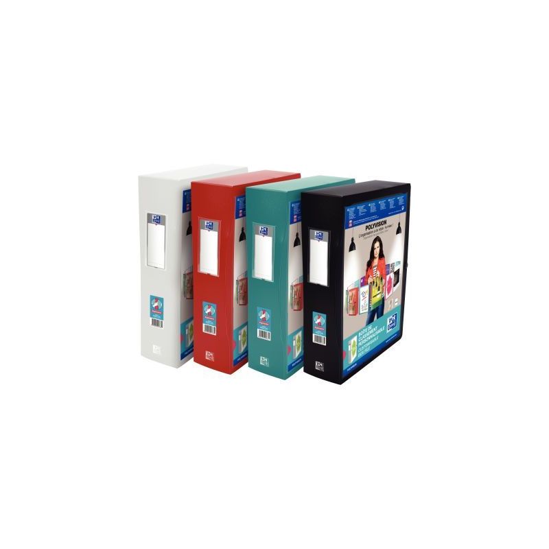 Achetez Boite de classement personnalisable POLYVISION dos 8 cm en polypropylène format 24x32 cm co.. Achetez Boite de classement personnalisable POLYVISION dos 8 cm en polypropylène format 24x32 cm co..