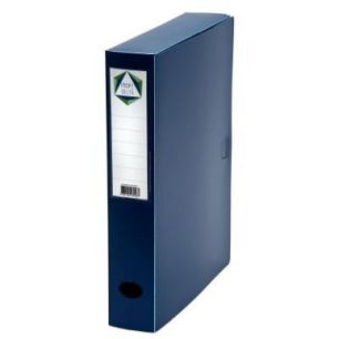 Achetez PERGAMY Boîte de classement dos de 6 cm, en polypropylène 7/10e. Coloris bleu pas cher sur..