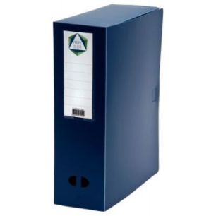 Achetez PERGAMY Boîte de classement dos de 10 cm, en polypropylène 7/10e. Coloris bleu pas cher su..