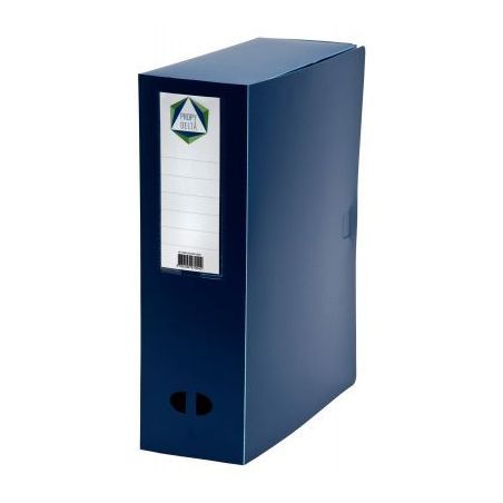 Achetez PERGAMY Boîte de classement dos de 10 cm, en polypropylène 7/10e. Coloris bleu pas cher su..