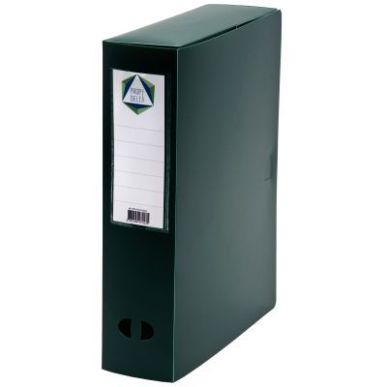 Achetez PERGAMY Boîte de classement dos de 8 cm, en polypropylène 7/10e. Coloris vert pas cher sur..