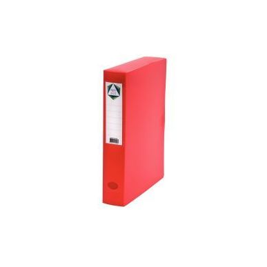 Achetez PERGAMY Boîte de classement dos de 6 cm, en polypropylène 7/10e. Coloris rouge pas cher su..