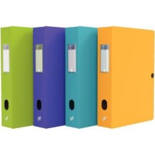 Achetez Carton de 10 boîtes de classement MEMPHIS en polypropylène, dos de 60 mm, coloris mode ass..