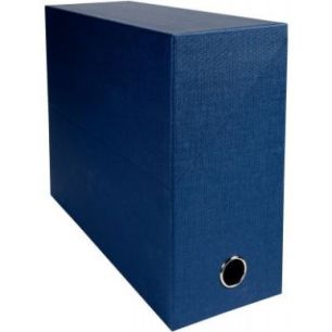 Achetez Boite de transfert papier toilé, dos 12 cm, bleu foncé 89427E EXACOMPTA pas cher sur Ma Re..