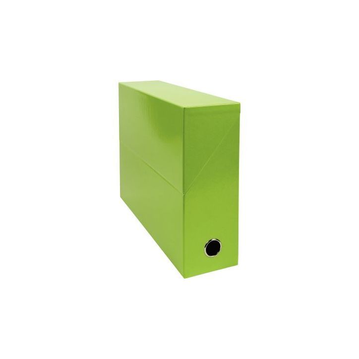 Boite de transfert IDERAMA, dos 9 cm, vert anis 89923E IDERAMA EXACOMPTA