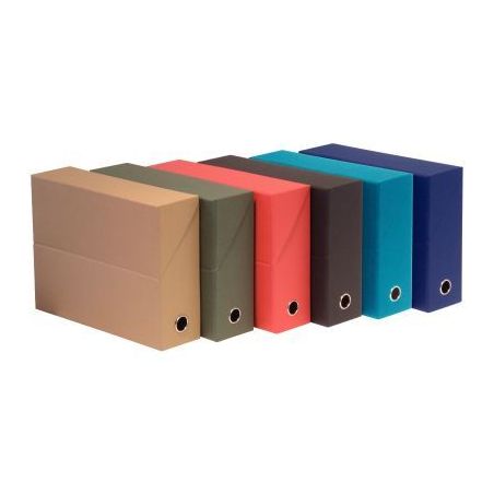 Achetez Boite de transfert papier toilé, dos 9 cm, noir 89521E EXACOMPTA pas cher sur Ma Rentrée S..