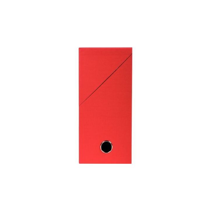 Boite de transfert papier toilé, dos 12 cm, rouge 89425E EXACOMPTA