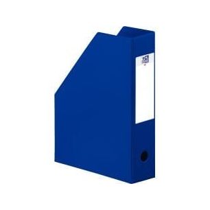 Achetez OXFORD Porte-revues en PVC soudé, dos de 7 cm 32x24cm, livré à plat. Coloris Bleu fonc ..