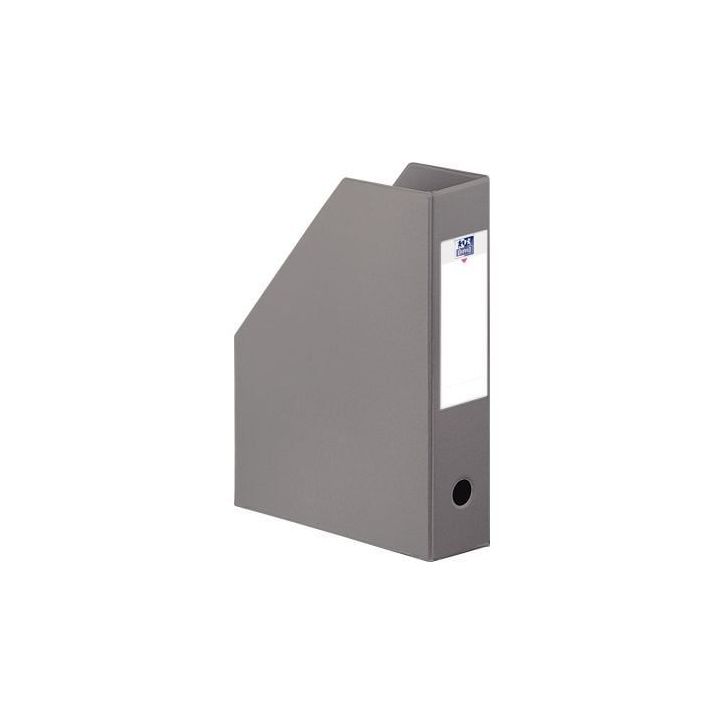 Boite de classement en PVC à  pan coupé dos 7 cm gris 400080227 HAMELIN