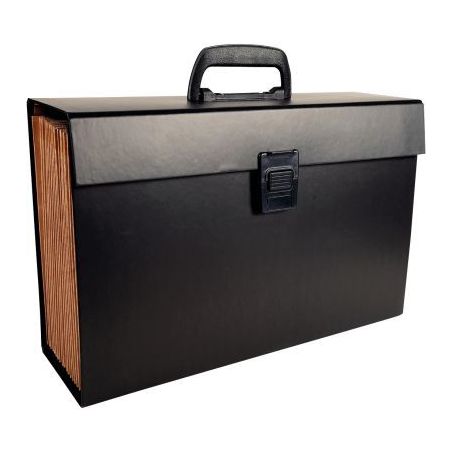 Achetez Valisette trieur en carte 20 compartiments, noir 58421E EXACOMPTA pas cher sur Ma Rentrée S..