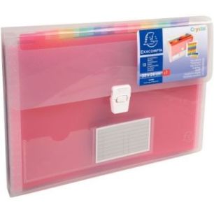 Achetez Valisette trieur CRYSTAL en polypropylène, 13 compartiments, incolore 55298E CRYSTAL EXACOM..