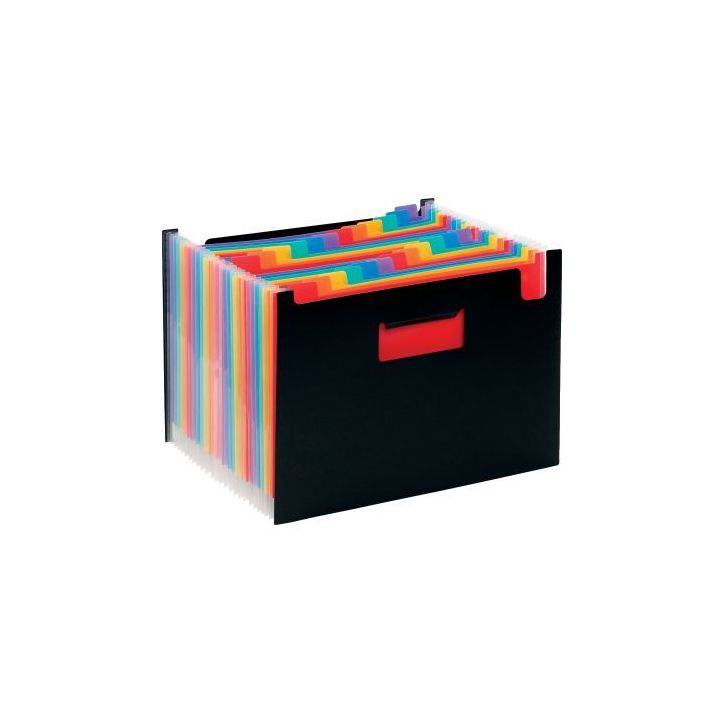 Trieur extensible en polypropylène RAINBOW CLASS, 24 compartiments 110987-03 RAINBOW CL VIQUEL