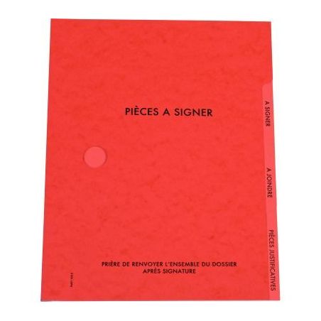 Achetez Parapheur 3 compartiments, rouge 350.5 ROUGE EXTENDOS pas cher sur Ma Rentrée Scolaire