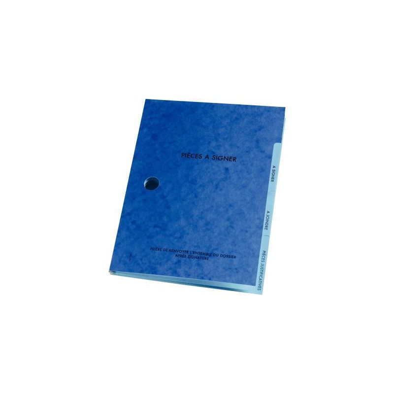 Achetez Carton de 25 parapheurs 3 compartiments, bleu 73412 X25 EXTENDOS pas cher sur Ma Rentrée Sc..