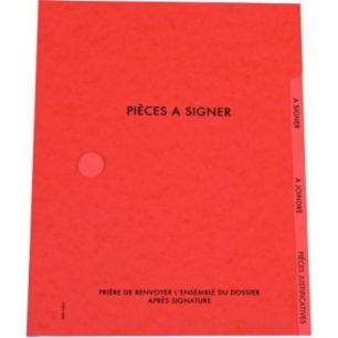 Achetez Carton de 25 parapheurs 3 compartiments, rouge 73411 X25 EXTENDOS pas cher sur Ma Rentrée S..