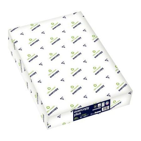 Achetez CLAIREFONTAINE Ramette de 500 feuilles A3 80g, papier 100% recyclé Blanc Evercopy+ CIE95 pa..