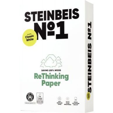 Achetez Ramette de 500 feuilles A4 80g blanc STEINBEIS N°1 K1201666080A STEINBEIS pas cher sur Ma R..