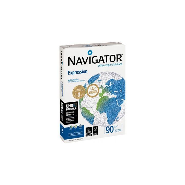 NAVIGATOR Ramette 500 feuilles papier extra Blanc Navigator Expression A4 90G CIE 169