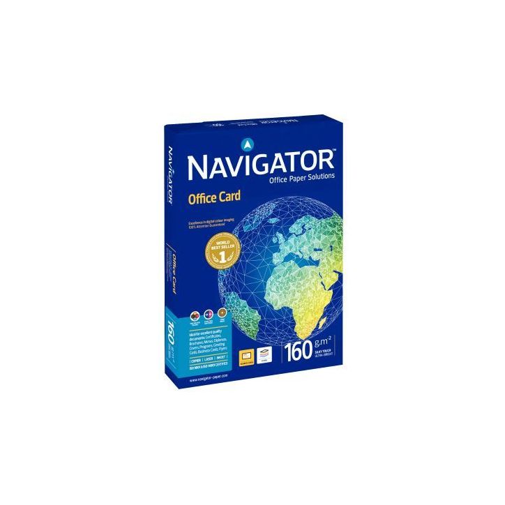 NAVIGATOR Ramette 250 feuilles papier extra Blanc Navigator Office Card A4 160G CIE 169
