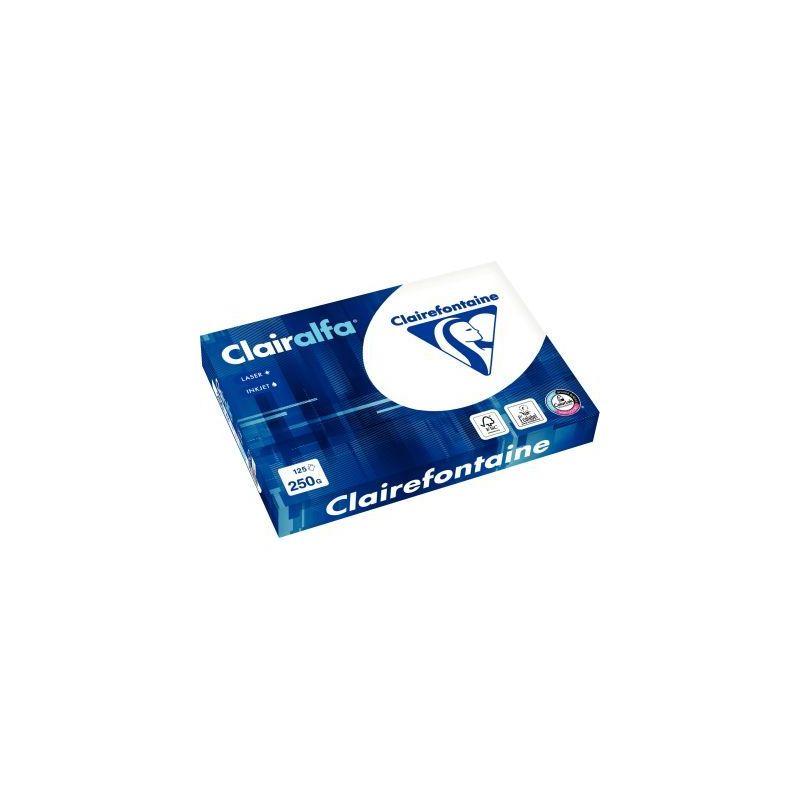 Achetez Paquet de 125 feuilles de papier blanc 250g de format A4 CLAIRALFA 2230C CLAIREFONTAINE pas .. Achetez Paquet de 125 feuilles de papier blanc 250g de format A4 CLAIRALFA 2230C CLAIREFONTAINE pas ..