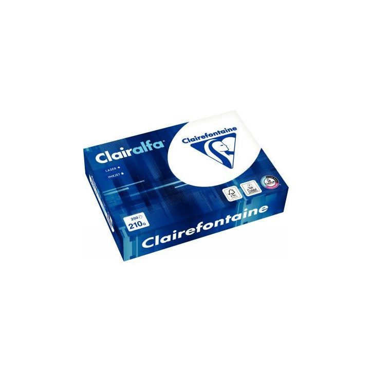 CLAIRALFA A4 210G BLANC REF 2216 / 4X250F
